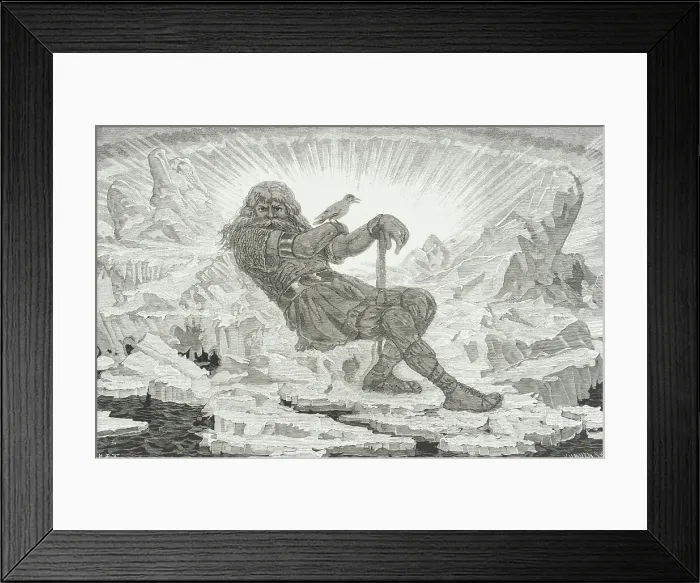 Framed Print : Saxon, 1882. Creator: William Baxter Palmer Closson Framed Print : Saxon, 1882. Creator: William Baxter Palmer Closson