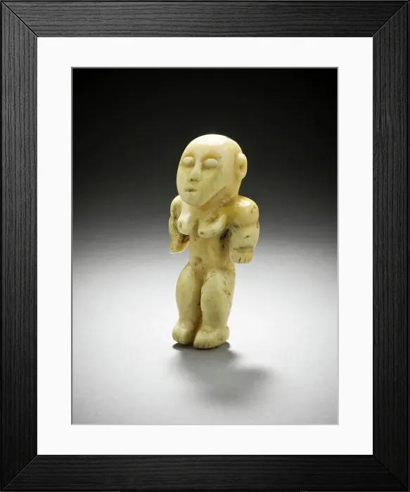 Framed Print : Female Figure, c.1850. Creator: Unknown Framed Print : Female Figure, c.1850. Creator: Unknown