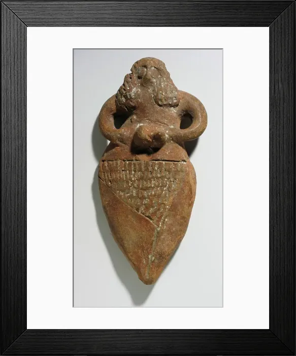 Framed Print : Female Figurine, New Kingdom, 1550 - 1070 BCE. Creator: Unknown Framed Print : Female Figurine, New Kingdom, 1550 - 1070 BCE. Creator: Unknown
