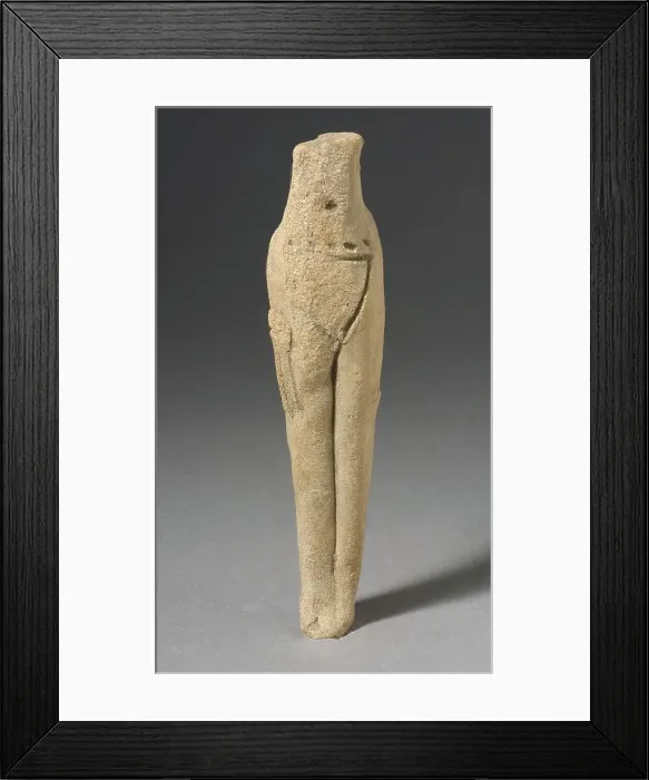 Framed Print : Female Fertility Figurine, Egypt, Second Intermediate Period (1640 - 1532 BCE). Creator: Unknown Framed Print : Female Fertility Figurine, Egypt, Second Intermediate Period (1640 - 1532 BCE). Creator: Unknown
