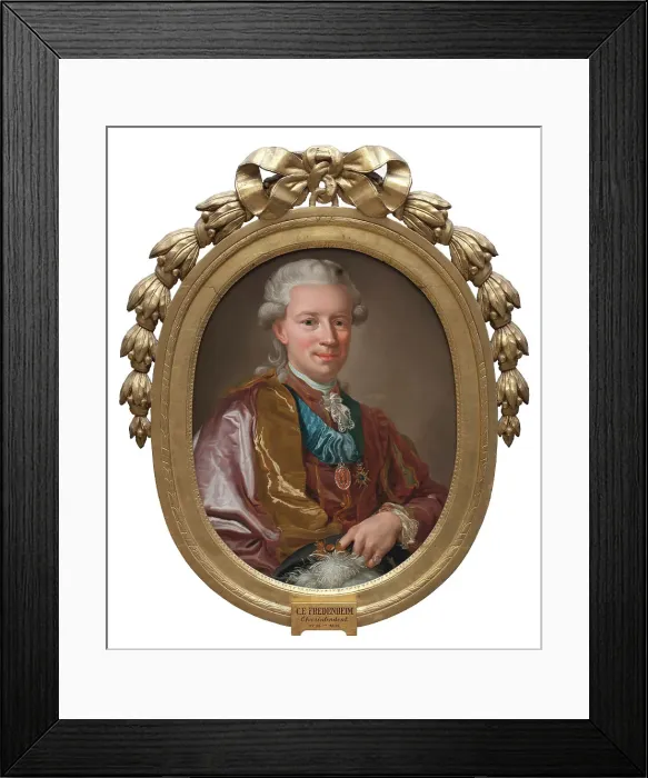 Framed Print : Karl Fredrik Fredenheim, 1748-1803 (named before the nobility in 1769 Mennander), 1779. Creator: Anon Framed Print : Karl Fredrik Fredenheim, 1748-1803 (named before the nobility in 1769 Mennander), 1779. Creator: Anon
