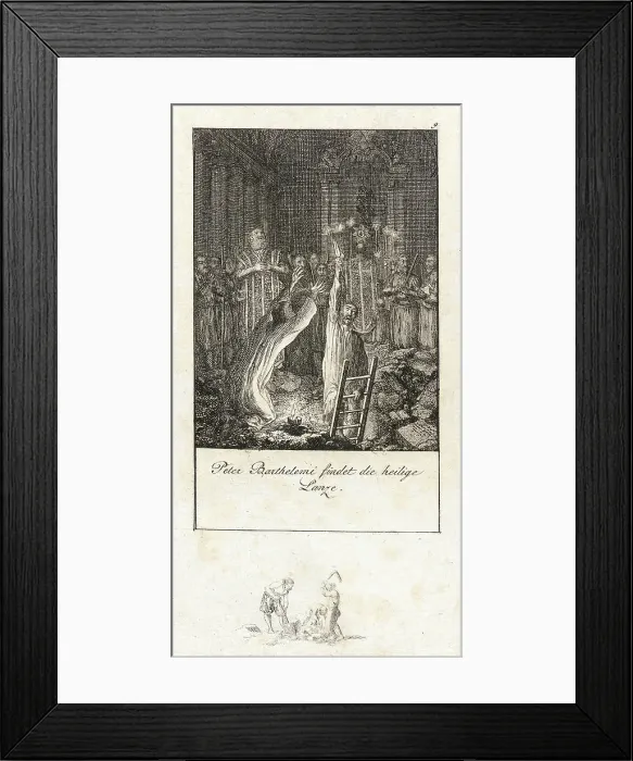 Framed Print : Illustration for History of the First Crusades, 1800. Creator: Daniel Nikolaus Chodowiecki Framed Print : Illustration for History of the First Crusades, 1800. Creator: Daniel Nikolaus Chodowiecki