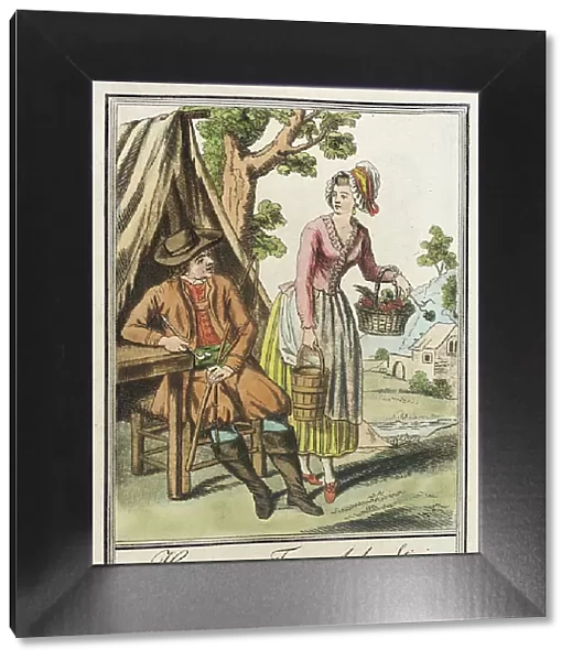 Costumes de Différents Pays, Homme et Femme de la Stirie, c1797. Creators: Jacques Grasset de Saint-Sauveur, LF Labrousse