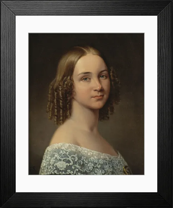 Framed Print : Jenny Lind, 1820-1887, after 1844. Creator: Johan Gustaf Sandberg Framed Print : Jenny Lind, 1820-1887, after 1844. Creator: Johan Gustaf Sandberg