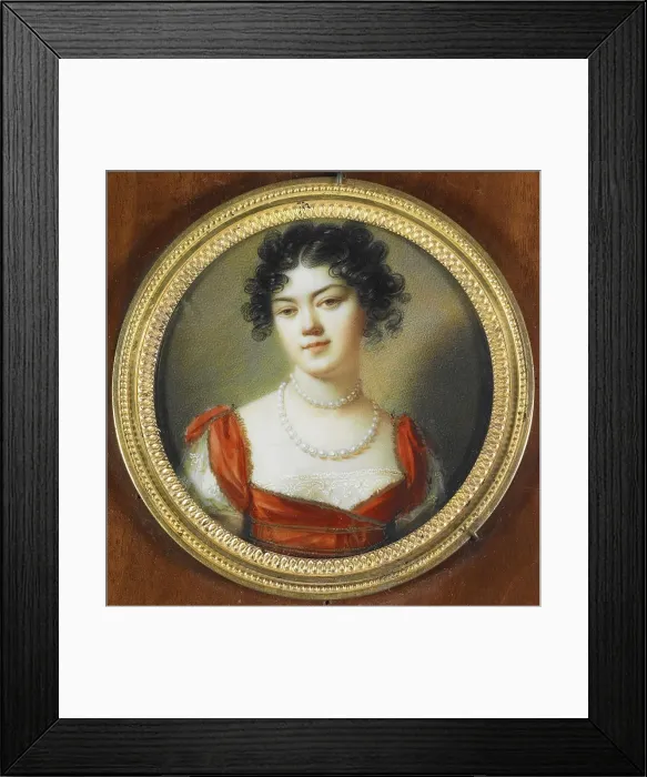 Framed Print : La Comtesse Sollogoub, 1818. Creator: Giovanni Domenico Bossi Framed Print : La Comtesse Sollogoub, 1818. Creator: Giovanni Domenico Bossi