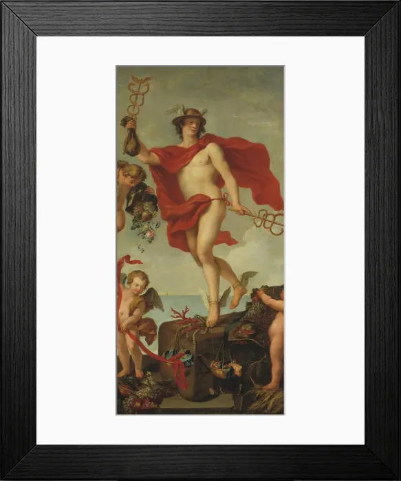 Framed Print : Mercury Departing from Antwerp. Fragment of a larger painting, early 17th century. Creator: Peter Paul Rubens Framed Print : Mercury Departing from Antwerp. Fragment of a larger painting, early 17th century. Creator: Peter Paul Rubens