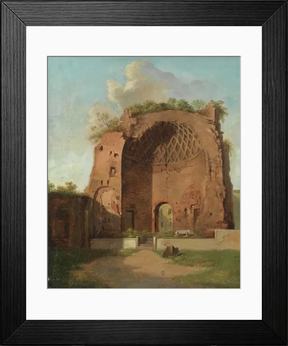 Framed Print : The Temple of Venus and Roma, The Roman Forum, Rome, 1840s. Creator: Thorald Laessoe Framed Print : The Temple of Venus and Roma, The Roman Forum, Rome, 1840s. Creator: Thorald Laessoe