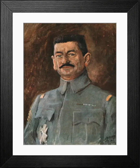 Framed Print : Le General Mangin, 1916. Creator: Unknown Framed Print : Le General Mangin, 1916. Creator: Unknown