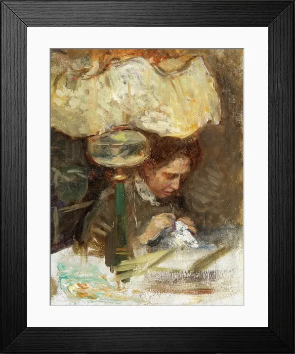 Framed Print : Study for Friends - Nanna Bendixson, c.1907. Creator: Hanna Pauli Framed Print : Study for Friends - Nanna Bendixson, c.1907. Creator: Hanna Pauli
