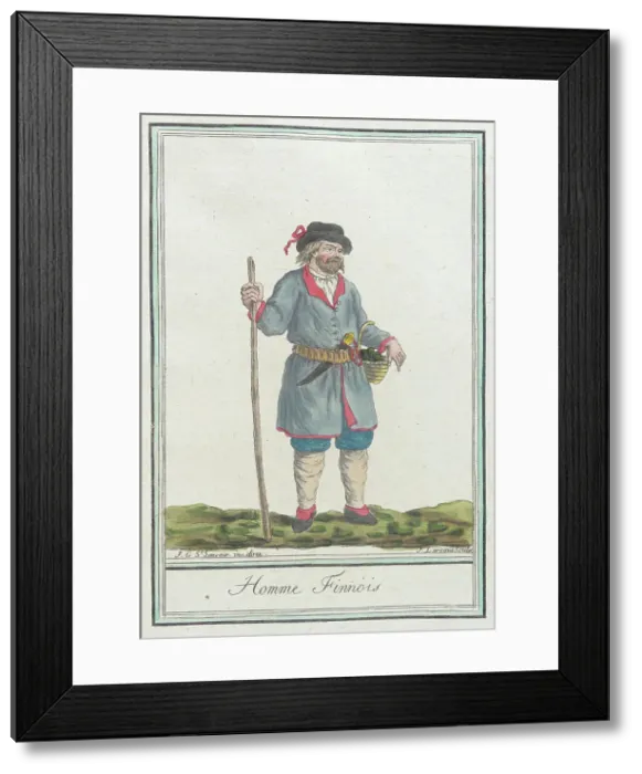 Framed Print : Costumes de Différents Pays, Homme Finnois, c1797. Creators: Jacques Grasset de Saint-Sauveur, LF Labrousse Framed Print : Costumes de Différents Pays, Homme Finnois, c1797. Creators: Jacques Grasset de Saint-Sauveur, LF Labrousse
