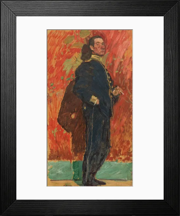 Framed Print : The Cadet. Portrait Study, 1918. Creator: Helmer Osslund Framed Print : The Cadet. Portrait Study, 1918. Creator: Helmer Osslund