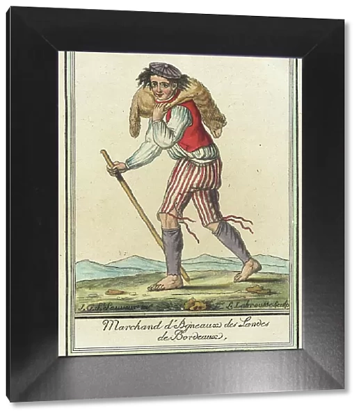 Costumes de Différent Pays, Marchand d'Agneaux des Landes de Bordeaux, c1797. Creators: Jacques Grasset de Saint-Sauveur, LF Labrousse