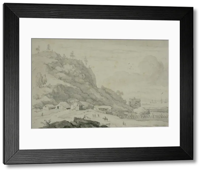 Framed Print : Nordic coastal landscape. Creator: Allart van Everdingen Framed Print : Nordic coastal landscape. Creator: Allart van Everdingen