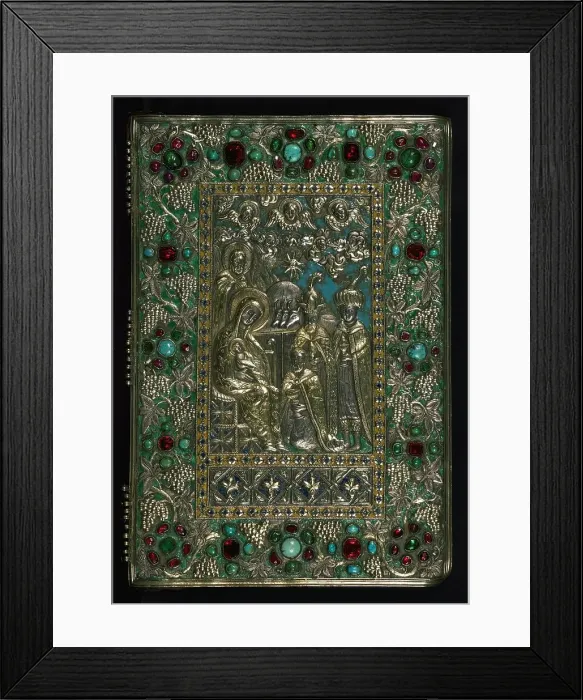 Framed Print : Gospel Book, 1475. Creator: Unknown Framed Print : Gospel Book, 1475. Creator: Unknown