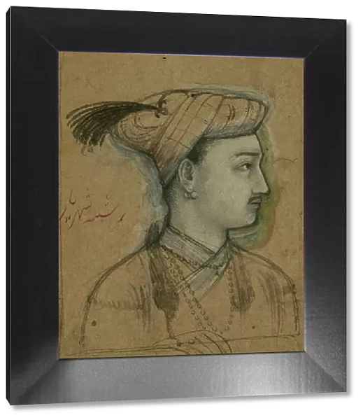 Single Leaf of a Portrait of Shahriyar, 11th century AH / AD 17th century. Creator: Unknown