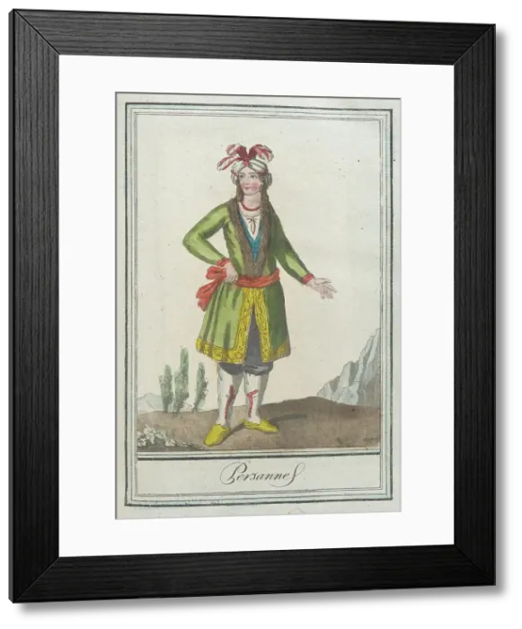 Framed Print : Costumes de Différents Pays, Persanne, c1797. Creators: Jacques Grasset de Saint-Sauveur, LF Labrousse Framed Print : Costumes de Différents Pays, Persanne, c1797. Creators: Jacques Grasset de Saint-Sauveur, LF Labrousse