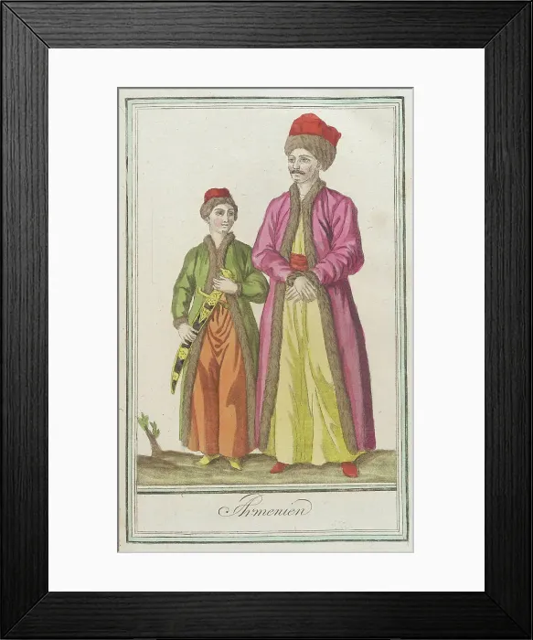 Framed Print : Costumes de Différents Pays, Armenien, c1797. Creators: Jacques Grasset de Saint-Sauveur, LF Labrousse Framed Print : Costumes de Différents Pays, Armenien, c1797. Creators: Jacques Grasset de Saint-Sauveur, LF Labrousse