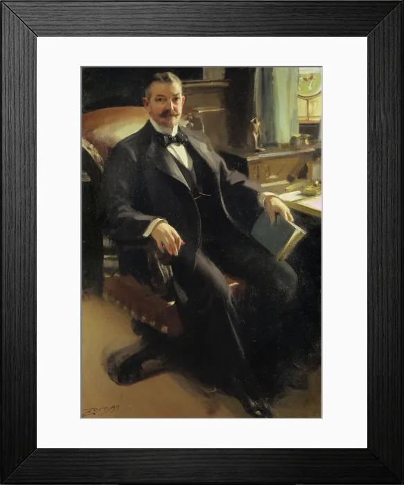 Framed Print : Mr Henry Clay Pierce, 1899. Creator: Anders Leonard Zorn Framed Print : Mr Henry Clay Pierce, 1899. Creator: Anders Leonard Zorn