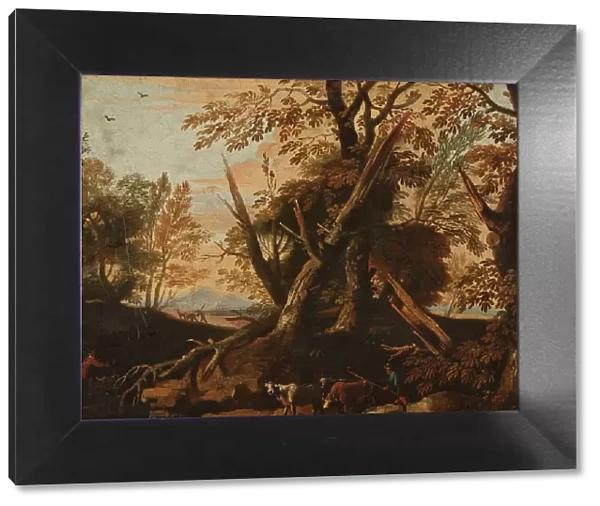 Landscape, early-mid 18th century. Creator: Andrea Locatelli