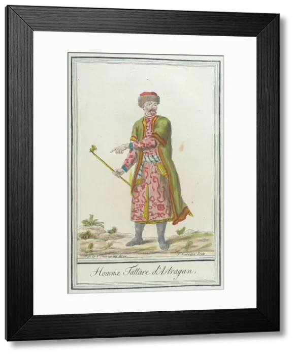 Framed Print : Costumes de Différents Pays, Homme Tattare d'Astragan, c1797. Creators: Jacques Grasset de Saint-Sauveur, LF Labrousse Framed Print : Costumes de Différents Pays, Homme Tattare d'Astragan, c1797. Creators: Jacques Grasset de Saint-Sauveur, LF Labrousse