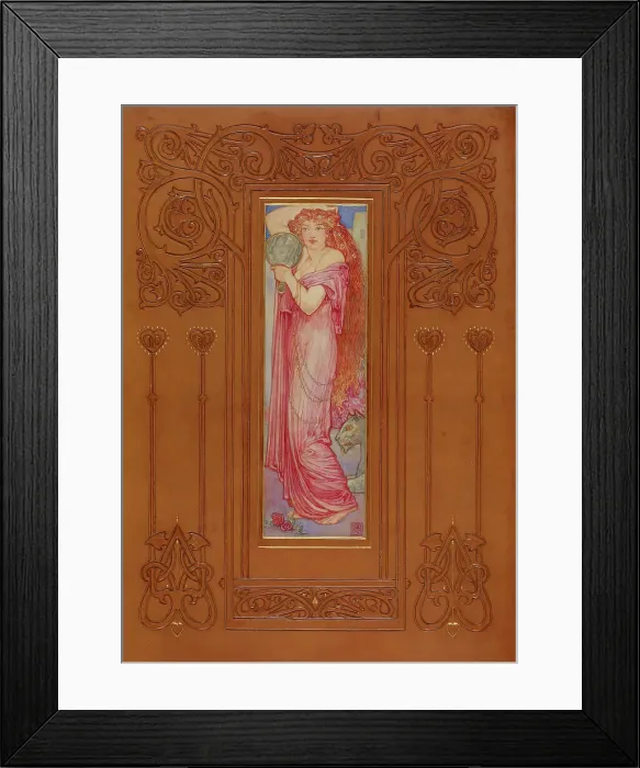 Framed Print : Cover of Recuyell of the Historyes of Troye, volume 2, 1892. Creator: Cedric Chivers. Cover of Recuyell of the Historyes of Troye, volume 2, 1892. Creator: Cedric Chivers Framed Print : Cover of Recuyell of the Historyes of Troye, volume 2, 1892. Creator: Cedric Chivers. Cover of Recuyell of the Historyes of Troye, volume 2, 1892. Creator: Cedric Chivers