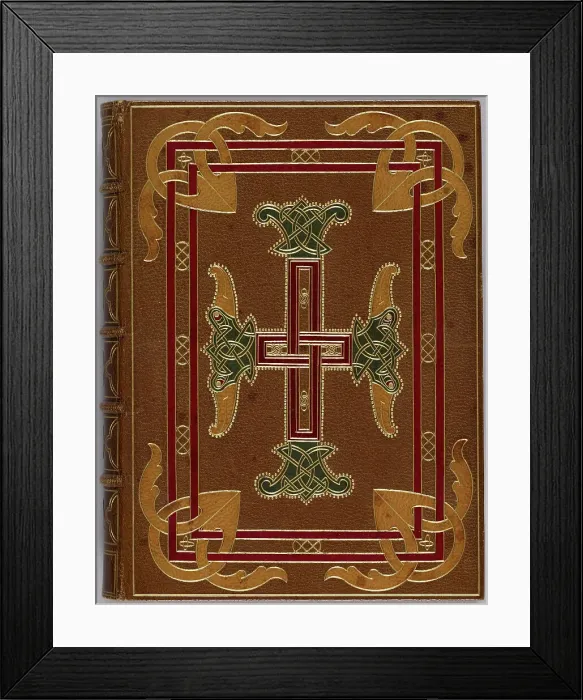 Framed Print : Livre d'heures d'après les manuscrits de la Bibliothèque royale [Color facsimile], 1846. Creator: Léon Gruel