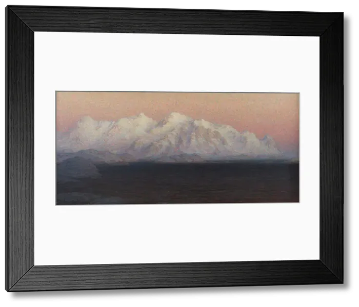 Framed Print : Mountains. Study from North Norway. Creator: Anna Katarina Boberg Framed Print : Mountains. Study from North Norway. Creator: Anna Katarina Boberg