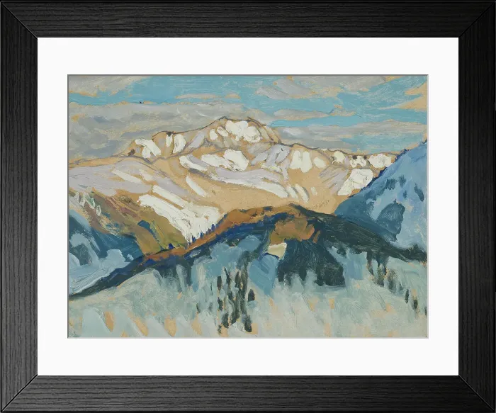 Framed Print : Mountains. Study from Switzerland. Creator: Anna Katarina Boberg Framed Print : Mountains. Study from Switzerland. Creator: Anna Katarina Boberg