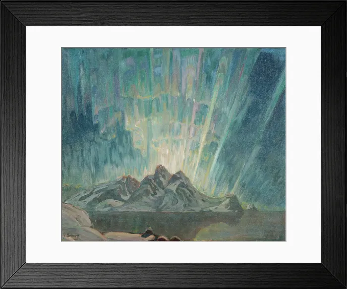 Framed Print : Northern Lights. Study from North Norway. Creator: Anna Katarina Boberg Framed Print : Northern Lights. Study from North Norway. Creator: Anna Katarina Boberg