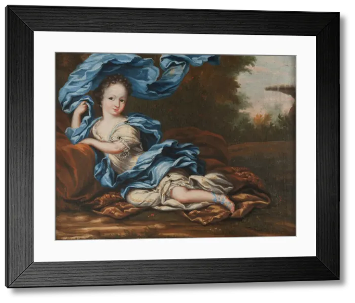 Framed Print : Hedvig Sophia of Sweden (1681–1708), Swedish princess and a Duchess Consort of Holstein... 1684. Creator: Anna Maria Ehrenstrahl Framed Print : Hedvig Sophia of Sweden (1681–1708), Swedish princess and a Duchess Consort of Holstein... 1684. Creator: Anna Maria Ehrenstrahl