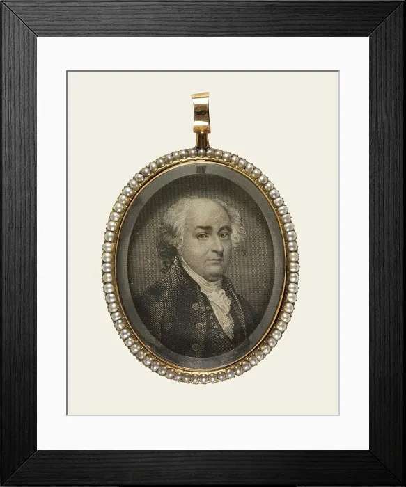 Framed Print : John Adams, 19th century. Creator: Unknown Framed Print : John Adams, 19th century. Creator: Unknown