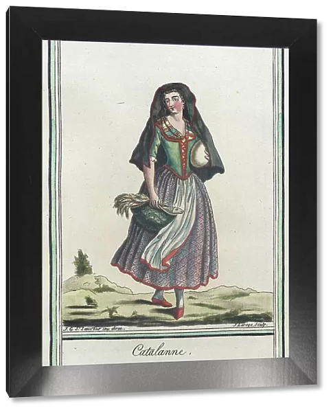 Costumes de Différents Pays, Catalanne, c1797. Creator: Jacques Grasset de Saint-Sauveur