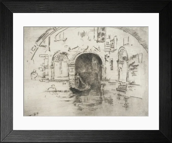 Framed Print : Stables, 1880. Creator: James Abbott McNeill Whistler Framed Print : Stables, 1880. Creator: James Abbott McNeill Whistler