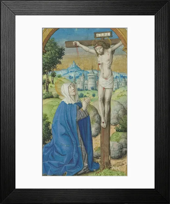 Framed Print : Book of Hours, early 16th century. Creator: Jean Pichore Framed Print : Book of Hours, early 16th century. Creator: Jean Pichore