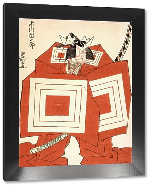 Ichikawa Danjuro in the Kabuki Play Shibaraku, 1812. Creator: Utagawa Toyokuni I