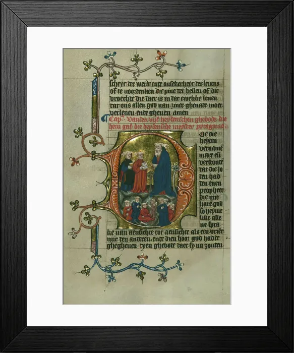 Framed Print : Pythagoras and his disciples, 1400-1404. Creator: Unknown Framed Print : Pythagoras and his disciples, 1400-1404. Creator: Unknown
