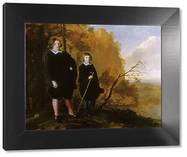 Two Boys in a Landscape, 1650-1655. Creator: Herman Mijnerts Doncker
