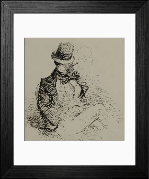 Framed Print : A Dandy, c1859. Creator: John McLenan Framed Print : A Dandy, c1859. Creator: John McLenan