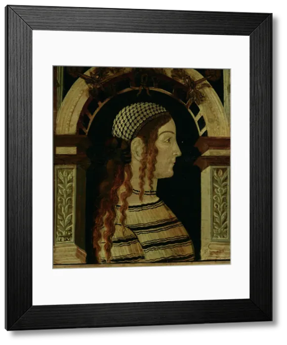 Framed Print : Profile of a Gypsy Woman, 1500-1525. Creator: Unknown Framed Print : Profile of a Gypsy Woman, 1500-1525. Creator: Unknown