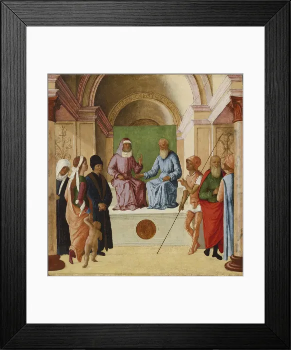 Framed Print : The Story of Susanna: The Elders as Judges, c1488-90. Creator: Lorenzo Costa Framed Print : The Story of Susanna: The Elders as Judges, c1488-90. Creator: Lorenzo Costa