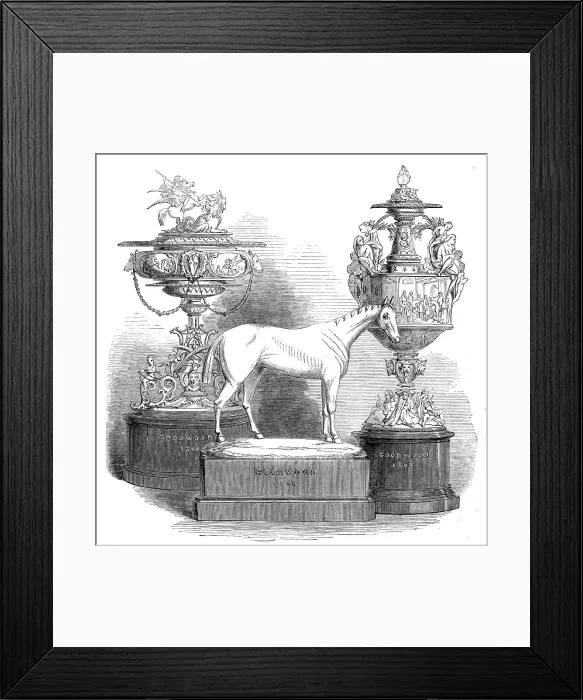 Framed Print : The Goodwood Race Plate, 1860. Creator: Unknown Framed Print : The Goodwood Race Plate, 1860. Creator: Unknown