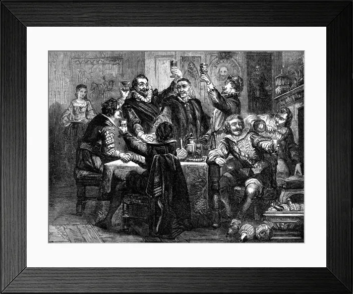 Framed Print : A Merry Christmas!, 1860. Creator: Godwin. A Merry Christmas!, 1860. Creator: Godwin Framed Print : A Merry Christmas!, 1860. Creator: Godwin. A Merry Christmas!, 1860. Creator: Godwin