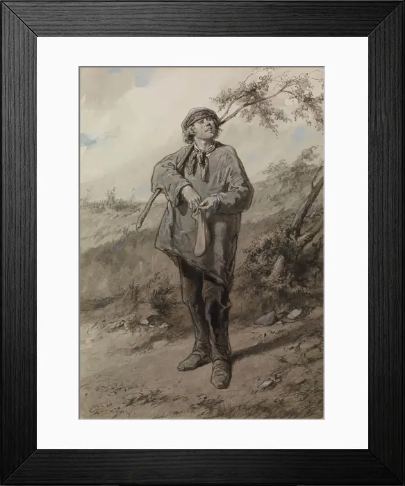 Framed Print : The Twelve Months: May, 1866. Creator: Paul Gavarni Framed Print : The Twelve Months: May, 1866. Creator: Paul Gavarni