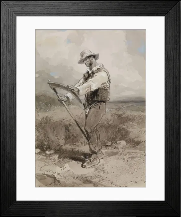 Framed Print : The Twelve Months: June, 1866. Creator: Paul Gavarni Framed Print : The Twelve Months: June, 1866. Creator: Paul Gavarni