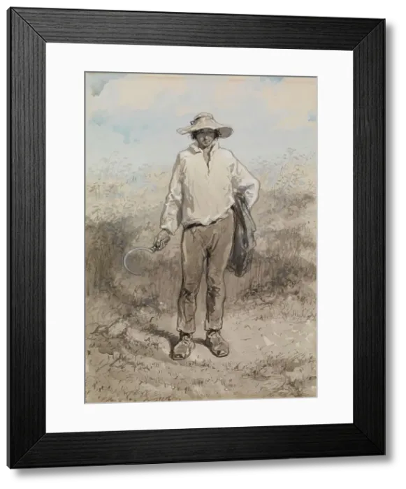 Framed Print : The Twelve Months: July, 1866. Creator: Paul Gavarni Framed Print : The Twelve Months: July, 1866. Creator: Paul Gavarni