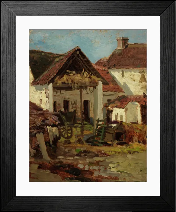 Framed Print : The Backyard. Study. Creator: Anna Nordlander Framed Print : The Backyard. Study. Creator: Anna Nordlander