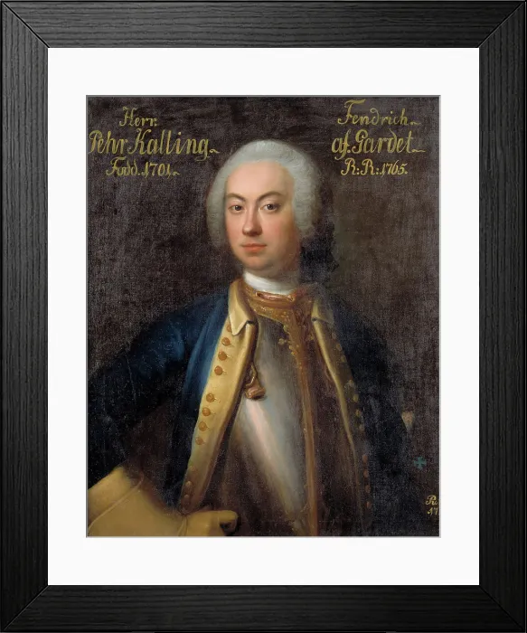 Framed Print : Per Kalling, 1700-1795, 1729. Creator: Lorens Pasch the Elder Framed Print : Per Kalling, 1700-1795, 1729. Creator: Lorens Pasch the Elder