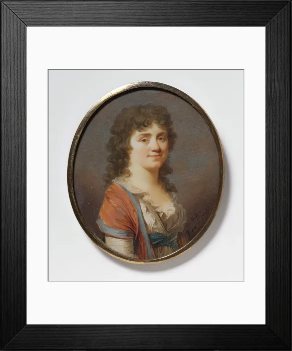 Framed Print : Ulrica Scharp (1743-1839), born Liedman, 1798. Creator: Giovanni Domenico Bossi Framed Print : Ulrica Scharp (1743-1839), born Liedman, 1798. Creator: Giovanni Domenico Bossi