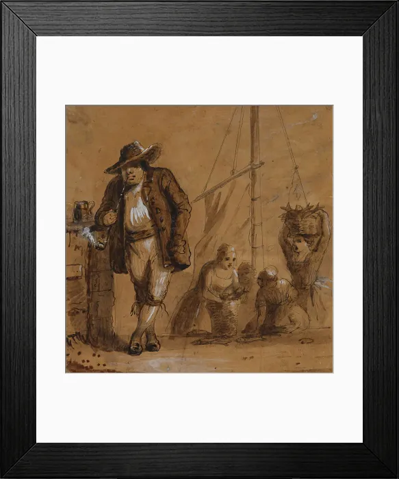 Framed Print : Hans, the German, 19th century. Creator: Alfred Jacob Miller