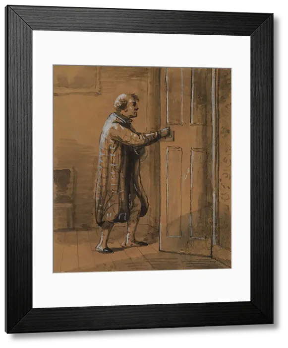 Framed Print : When Nobody is Present, 1825-1870. Creator: Alfred Jacob Miller